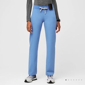 Figs Livingston Basic Scrub Pant Ceil Blue